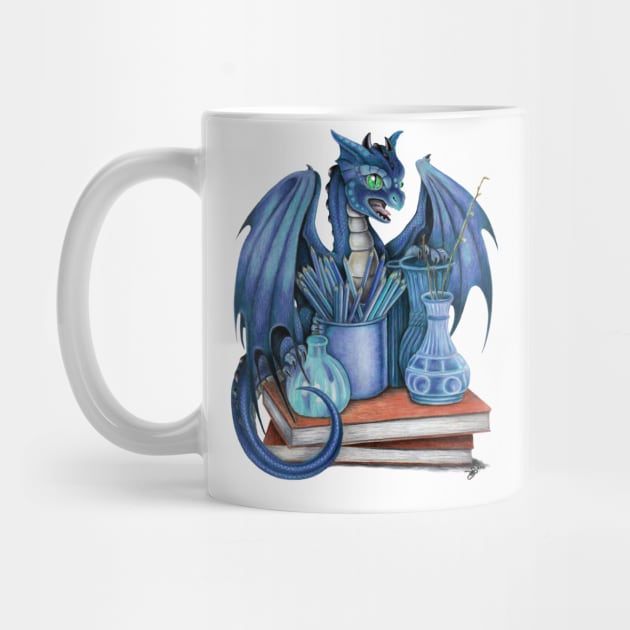 Artist's Pet Blue Dragon by Sandra Staple